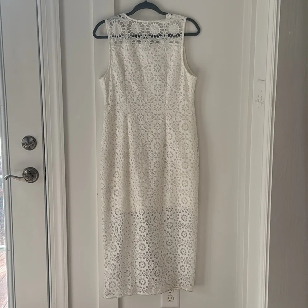 NWT Anthropologie Maeve Sleeveless Eyelet Dress Size 6P